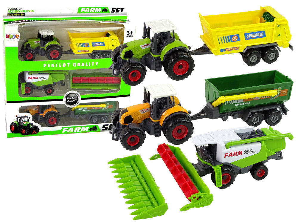 Žemės ūkio technikos rinkinys LeanToys kaina ir informacija | Žaislai berniukams | pigu.lt