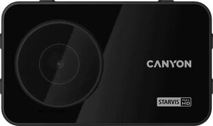 Canyon DVR10GPS  3.0'' IPS (640x360)  FHD 1920x1080@60fps  NTK96675  2 MP CMOS Sony Starvis IMX307 image sensor  2 MP camera  136° Viewing A цена и информация | Цифровые фотоаппараты | pigu.lt