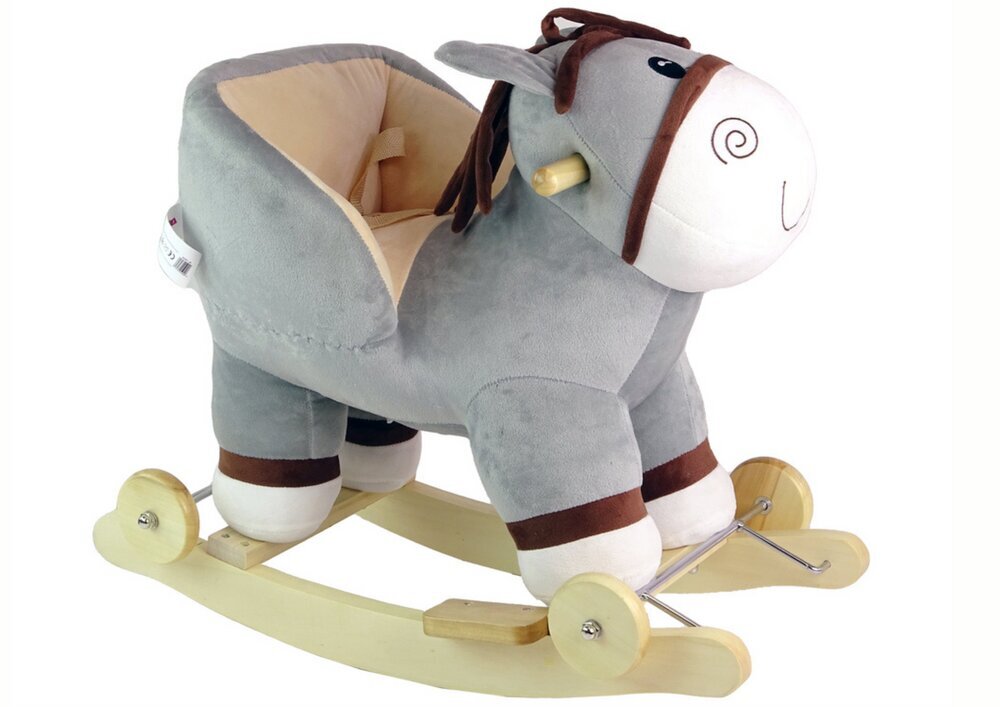 Supamas arkliukas su garsais Lean Toys kaina ir informacija | Žaislai kūdikiams | pigu.lt