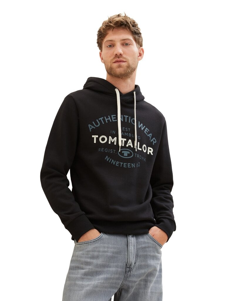 Tom Tailor džemperis vyrams 4067261299068, juodas kaina ir informacija | Džemperiai vyrams | pigu.lt