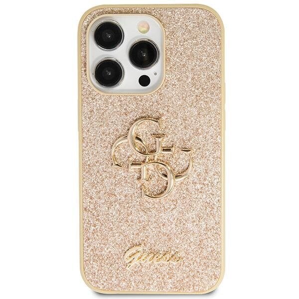 Guess Glitter Script Big 4G Case GUHCN61HG4SGD цена и информация | Telefono dėklai | pigu.lt