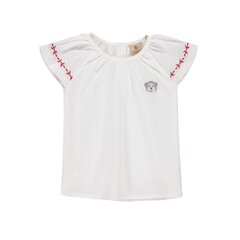 Marškinėliai mergaitėms Belly Button, balti kaina ir informacija | Marškinėliai mergaitėms | pigu.lt