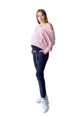 Брюки женские для беременных Miracle со съемным поясом, синие цена и информация | Женские брюки | pigu.lt