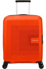 Vidutinis lagaminas American Tourister Aerostep Spinner Bright Orange M 67 cm, oranžinis kaina ir informacija | Lagaminai, kelioniniai krepšiai | pigu.lt