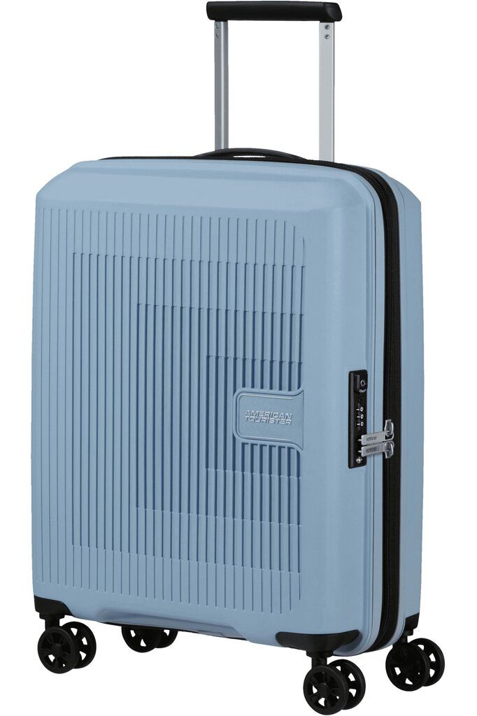 Vidutinis lagaminas American Tourister Aerostep Spinner Soho Grey M 67 cm, pilkas kaina ir informacija | Lagaminai, kelioniniai krepšiai | pigu.lt