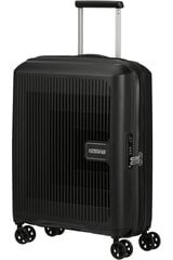 Vidutinis lagaminas American Tourister Aerostep Spinner Black M 67cm, juodas kaina ir informacija | Lagaminai, kelioniniai krepšiai | pigu.lt