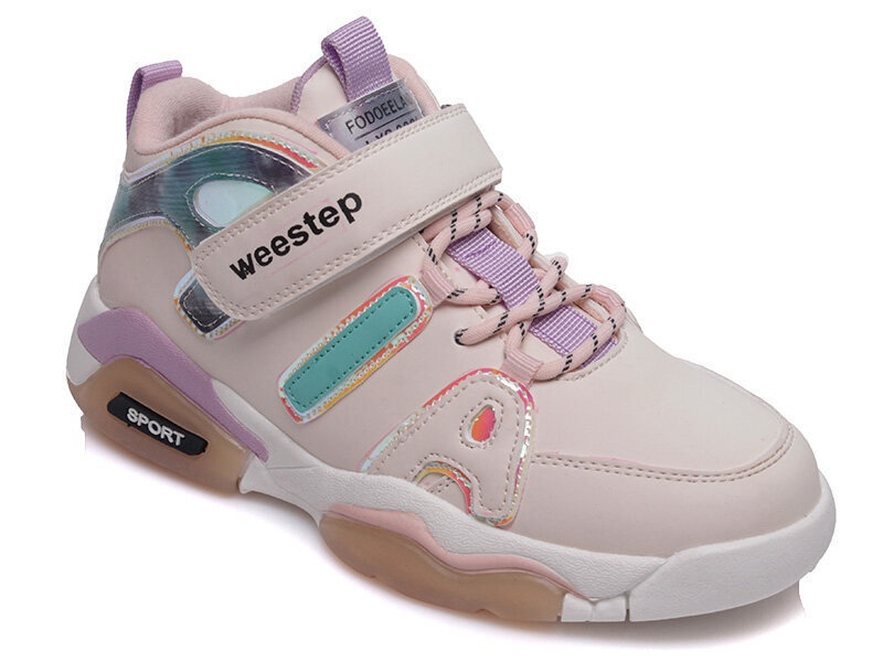 Sportiniai batai mergaitėms Weestep, rožiniai kaina ir informacija | Sportiniai batai vaikams | pigu.lt
