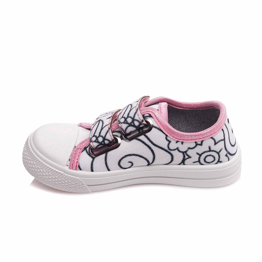 Laisvalaikio batai mergaitėms Weestep, balti kaina ir informacija | Sportiniai batai vaikams | pigu.lt