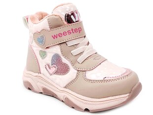Сапоги для девочек Weestep, розовые цена и информация | Ботинки детские | pigu.lt