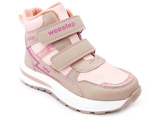 Сапоги для девочек Weestep, розовые цена и информация | Ботинки детские | pigu.lt
