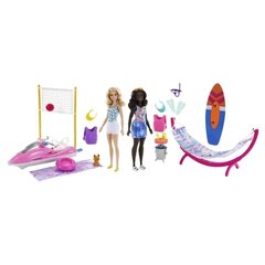 Lėlių rinkinys Barbie Beach Friends HBX06 kaina ir informacija | Žaislai mergaitėms | pigu.lt