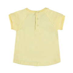 Marškinėliai mergaitėms Kanz, geltoni kaina ir informacija | Marškinėliai mergaitėms | pigu.lt