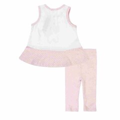 Комплект для девочек Kanz, белый/розовый цена и информация | Комплекты одежды для новорожденных | pigu.lt
