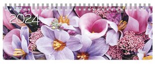 Kalendorius stalinis MEMO CARD pink flowers kaina ir informacija | Kalendoriai, darbo knygos | pigu.lt