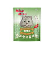 Tofu kačių kraikas Miau Miau Aloe Vera, 6L kaina ir informacija | Kraikas katėms | pigu.lt