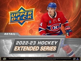 Хоккейные карточки Upper Deck Extended Series 2022/2023, 30 шт. цена и информация | Коллекционные карточки | pigu.lt