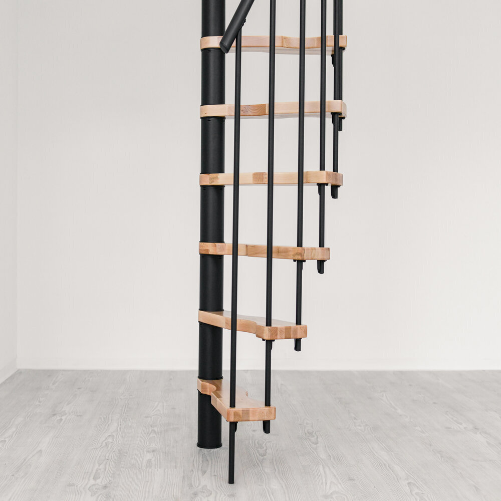 Spiraliniai laiptai Minka Suono Smart Ø140 cm, Juoda kaina ir informacija | Laiptai | pigu.lt