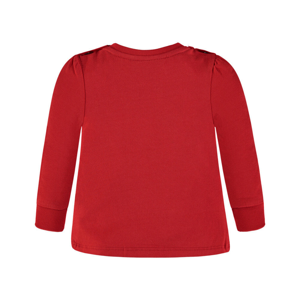 Marškinėliai mergaitėms Kanz, raudoni цена и информация | Marškinėliai kūdikiams | pigu.lt