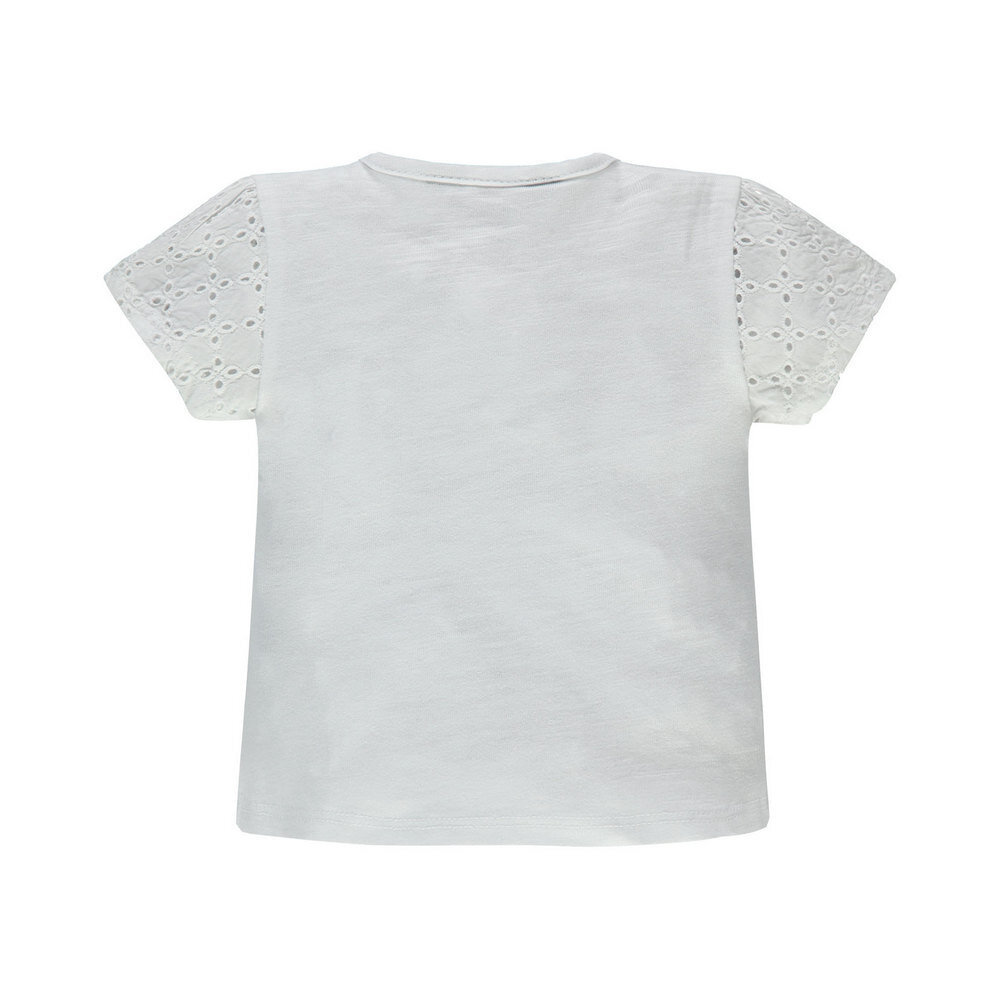 Marškinėliai mergaitėms Kanz, balti цена и информация | Marškinėliai kūdikiams | pigu.lt