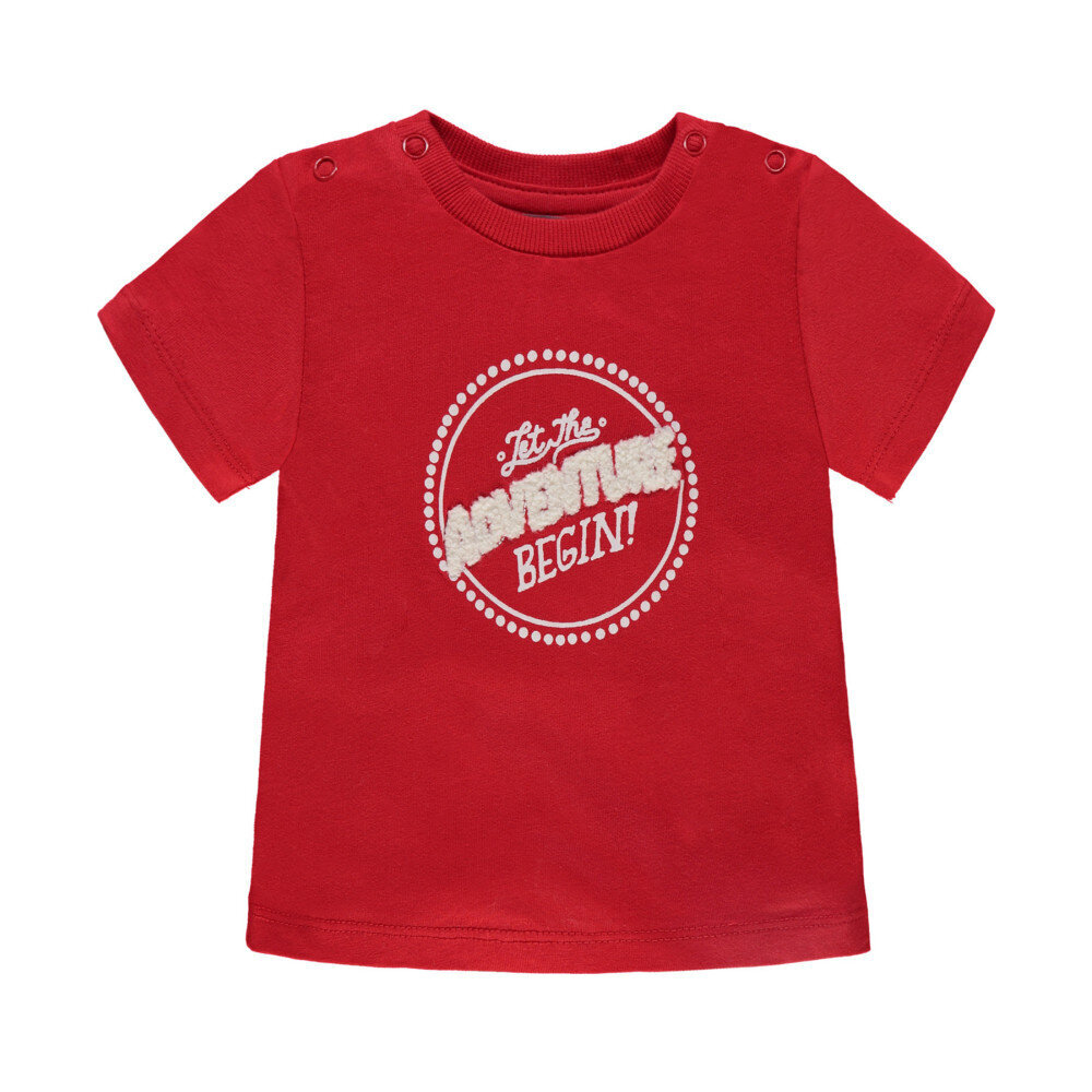 Marškinėliai berniukams Kanz, raudoni цена и информация | Marškinėliai kūdikiams | pigu.lt