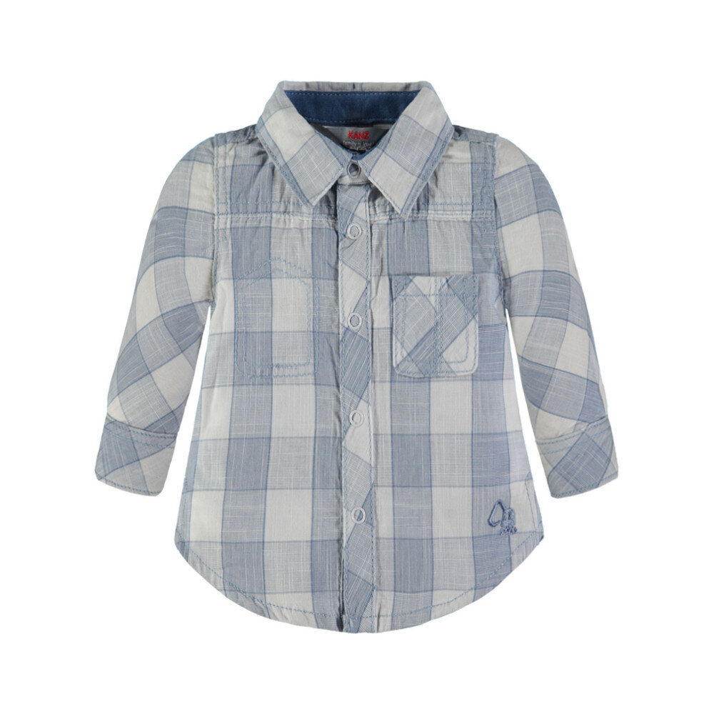 Marškiniai berniukams Kanz, mėlyni kaina ir informacija | Marškinėliai kūdikiams | pigu.lt