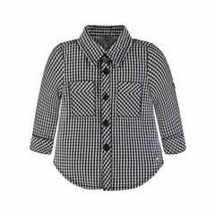 Рубашка для мальчиков Kanz, белая/черная цена и информация | Рубашки для мальчиков | pigu.lt