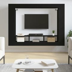 TV staliukas vidaXL, juodas kaina ir informacija | TV staliukai | pigu.lt