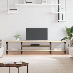 Televizoriaus spintelė vidaXL, 201x35x45 cm, ruda kaina ir informacija | TV staliukai | pigu.lt