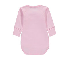 Боди-комбинезон для девочек с длинным рукавом, розовый цена и информация | Бодики, распашонки | pigu.lt