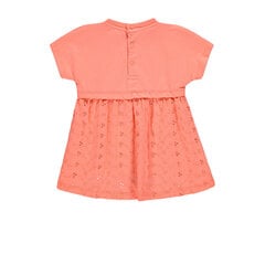 Платье для девочек с короткими рукавами, розовое, Kanz цена и информация | Юбки, платья для новорожденных | pigu.lt