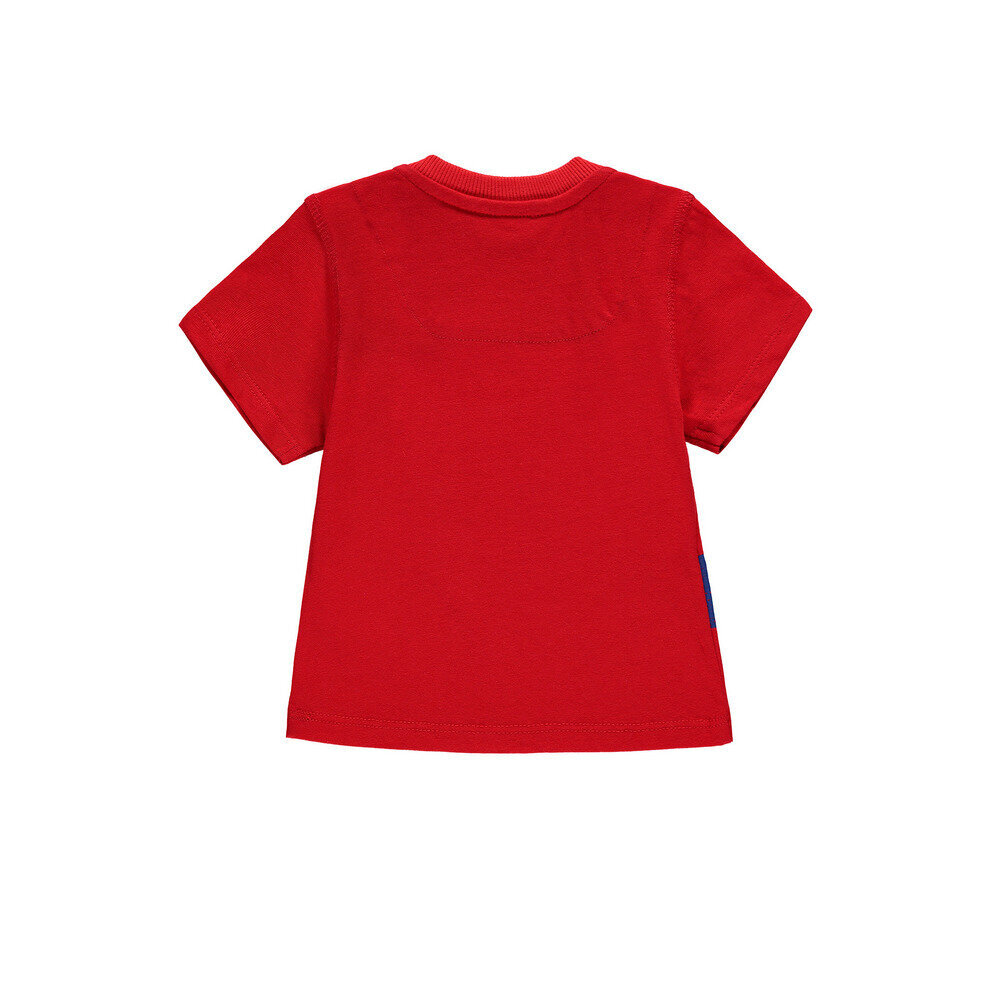 Marškinėliai berniukams Kanz, raudoni kaina ir informacija | Marškinėliai kūdikiams | pigu.lt