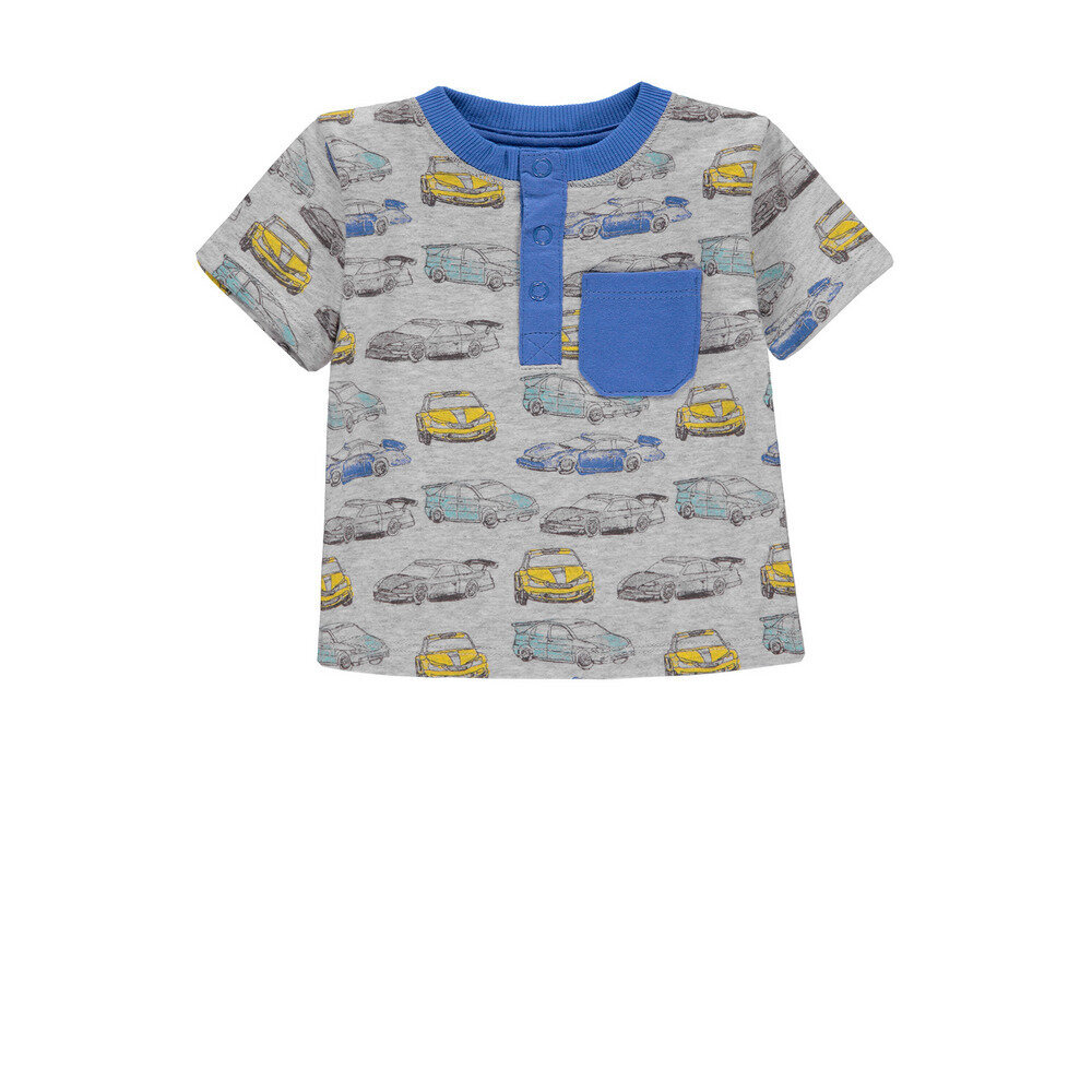 Marškinėliai berniukams Kanz, pilki цена и информация | Marškinėliai kūdikiams | pigu.lt
