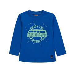 Marškinėliai berniukams Kanz, mėlyni kaina ir informacija | Marškinėliai berniukams | pigu.lt