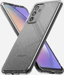 Soundberry Sparkle transparent silicone  Samsung Galaxy A54/A54 5G black цена и информация | Чехлы для телефонов | pigu.lt