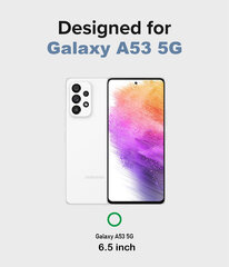 Soundberry Sparkle transparent silicone  Samsung Galaxy A53/A53 5G black цена и информация | Чехлы для телефонов | pigu.lt