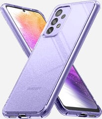 Soundberry Sparkle transparent silicone  Samsung Galaxy A53/A53 5G purple цена и информация | Чехлы для телефонов | pigu.lt