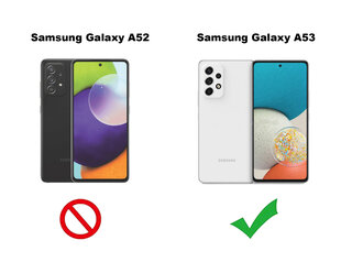 Soundberry transparent silicone  Samsung Galaxy A53/A53 5G black цена и информация | Чехлы для телефонов | pigu.lt