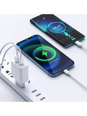 Быстрое зарядное устройство WiWU с двумя USB-портами 20 W цена и информация | WiWU Мобильные телефоны, Фото и Видео | pigu.lt