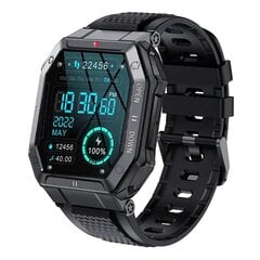 K55 Black kaina ir informacija | Išmanieji laikrodžiai (smartwatch) | pigu.lt