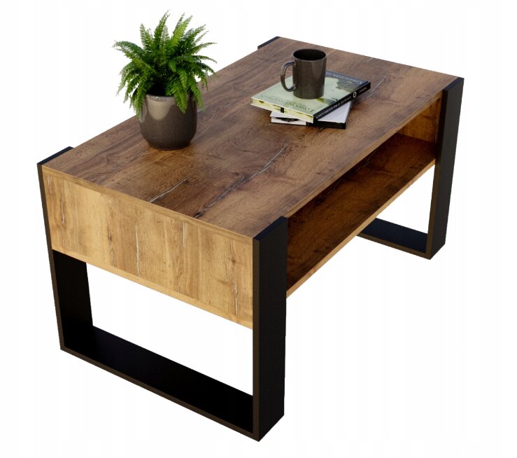Kavos staliukas Belsi Liuks, 92 x 53,6 x 45 cm kaina ir informacija | Kavos staliukai | pigu.lt