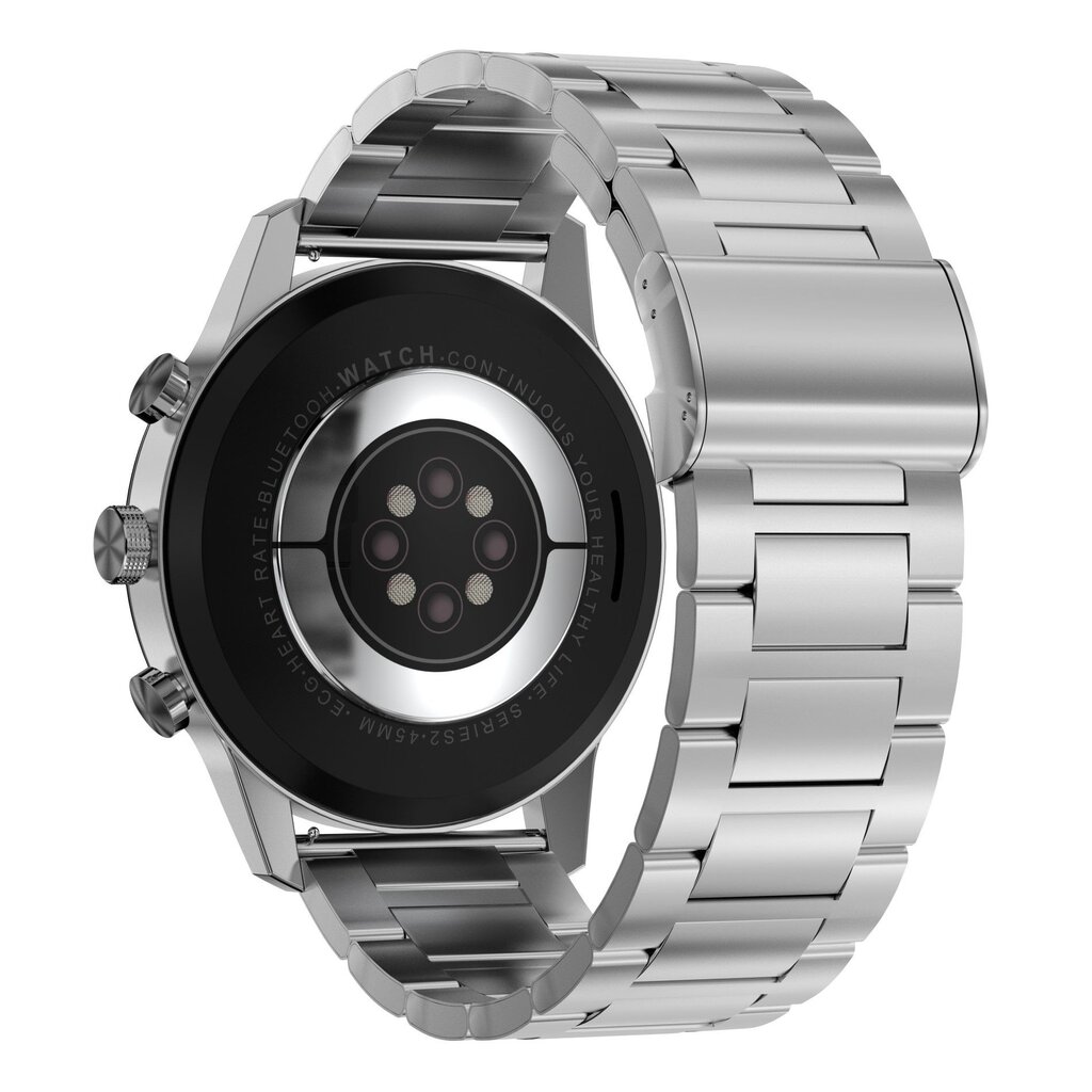 DT NO.1 DT70+ Silver Metal kaina ir informacija | Išmanieji laikrodžiai (smartwatch) | pigu.lt