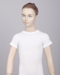 Marškinėliai vaiakms Dono 3240, balti цена и информация | Рубашки для девочек | pigu.lt