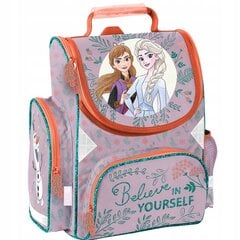 Mokyklinė kuprinė Frozen DF22GG-525, 36x28x15 cm цена и информация | Школьные рюкзаки, спортивные сумки | pigu.lt