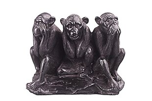 Статуэтка Три мудрые обезьяны 11 см цена и информация | Детали интерьера | pigu.lt