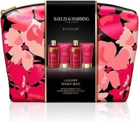 Набор подарков для женщин Baylis & Harding Boudiore Cherry Blossom Luxury Wash, 4 предмета цена и информация | Масла, гели для душа | pigu.lt