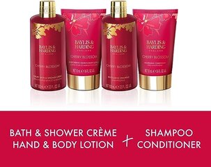 Набор подарков для женщин Baylis & Harding Boudiore Cherry Blossom Luxury Wash, 4 предмета цена и информация | Масла, гели для душа | pigu.lt