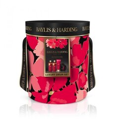 Набор подарков для женщин Baylis & Harding Boudiore Cherry Blossom Luxury Pamper Drum, из 4 частей цена и информация | Масла, гели для душа | pigu.lt