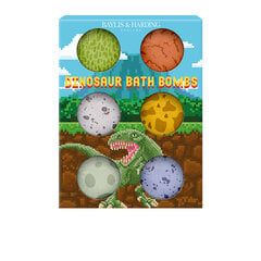 Dovanų rinkinys vaikams Baylis & Harding Dinosaur, 6 vonios bombos x 45 g. kaina ir informacija | Dušo želė, aliejai | pigu.lt