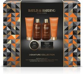 Dovanų rinkinys vyrams Baylis & Harding Black Pepper & Ginseng Men's Luxury Shower & Prep, 6 dalių kaina ir informacija | Dušo želė, aliejai | pigu.lt