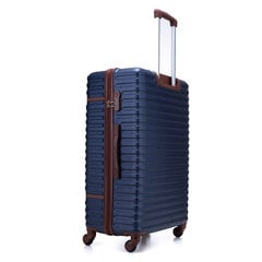 Vidutinis lagaminas Solier STL957, M, mėlynas kaina ir informacija | Lagaminai, kelioniniai krepšiai | pigu.lt